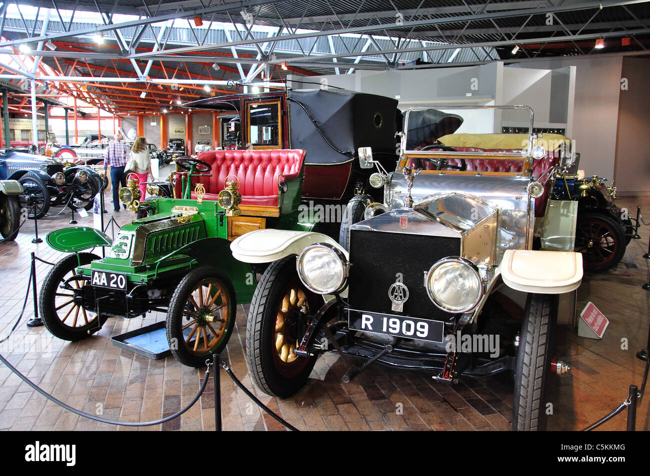 1907 Rolls-Royce Silver Ghost Car, The National Motor Museum, Beaulieu, New Forest, Hampshire, England, Vereinigtes Königreich Stockfoto