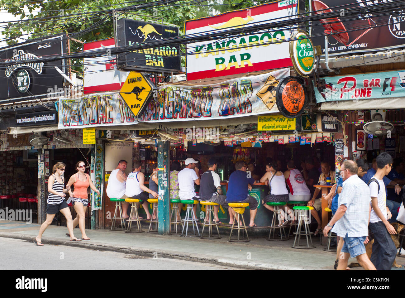 KangarooBar in Patong Beach, Thailand Stockfotografie Alamy