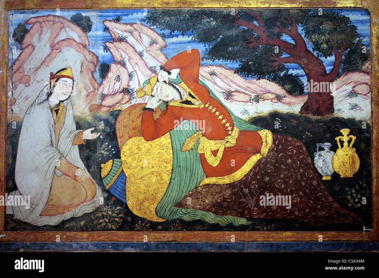 Chehel-Sotun Palast (17. Jahrhundert), Isfahan, Iran Stockfoto