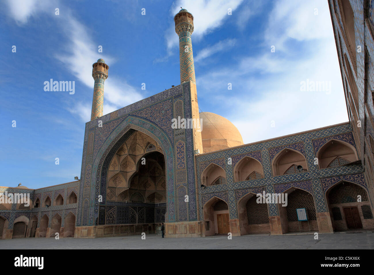 Freitags-Moschee (11.-18. Jahrhundert), Isfahan, Iran Stockfoto