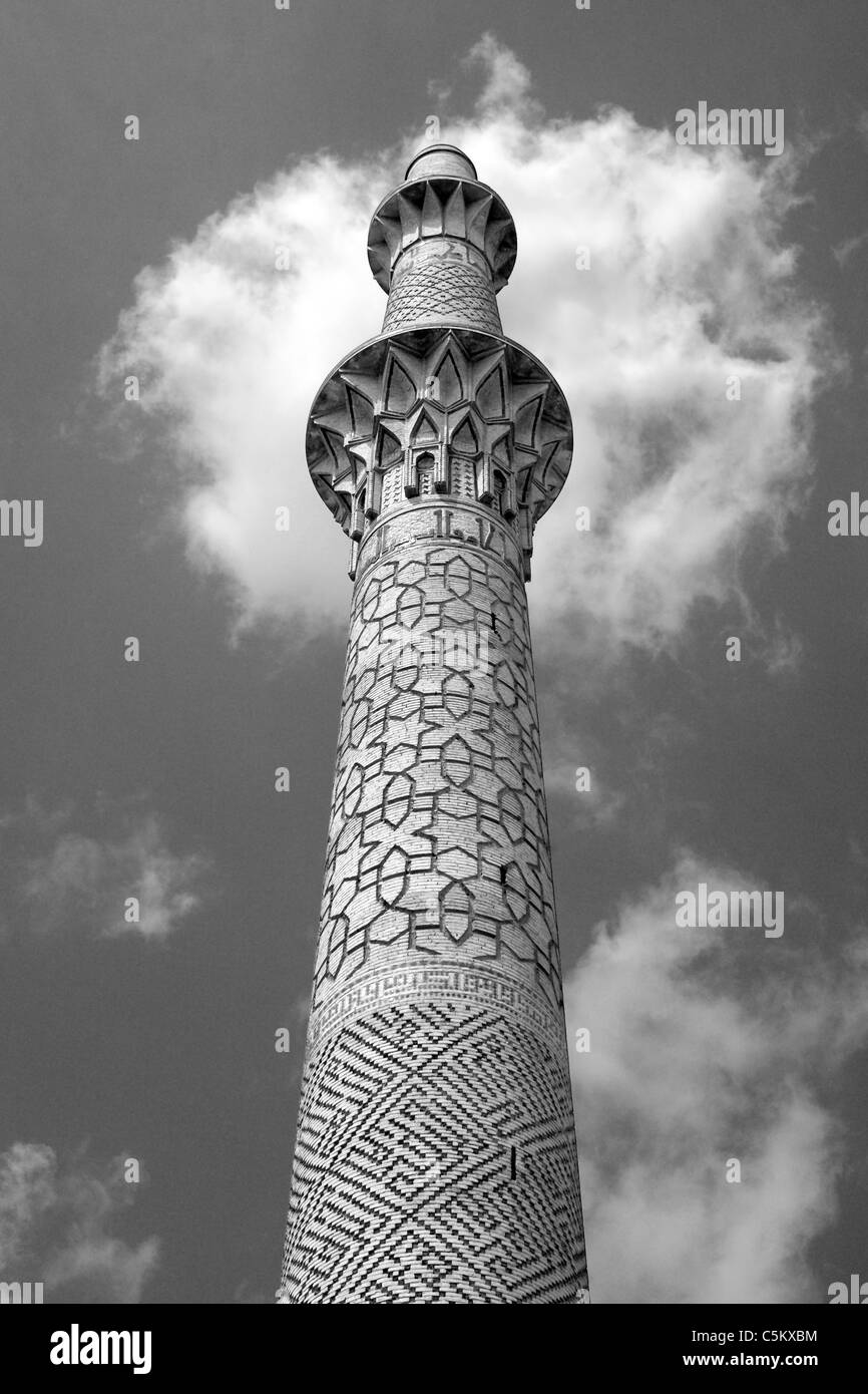 Sareban Minarett (1131-1155), Isfahan, Iran Stockfoto