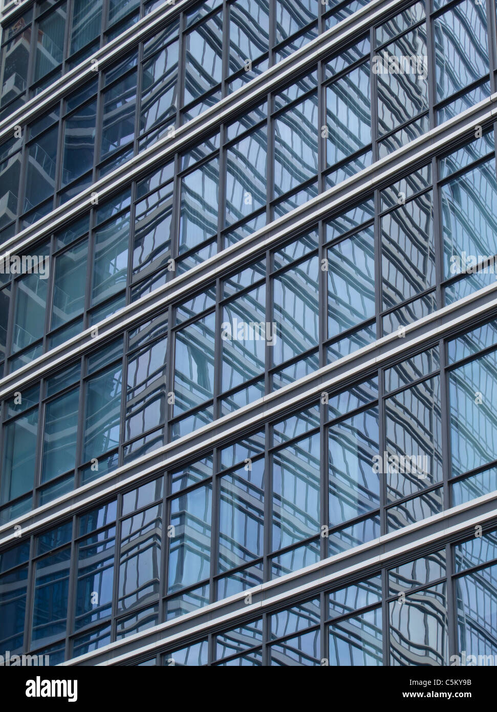 Gebäude abstrahiert windows Stockfoto