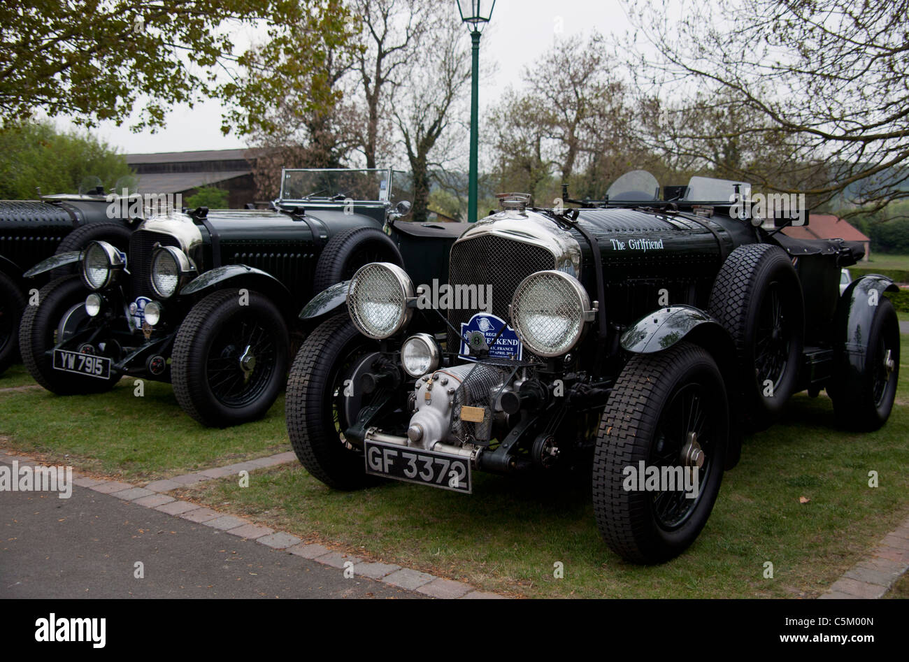 Bentley Oldtimer Autos, spezielle Sportarten c1930 Stockfoto