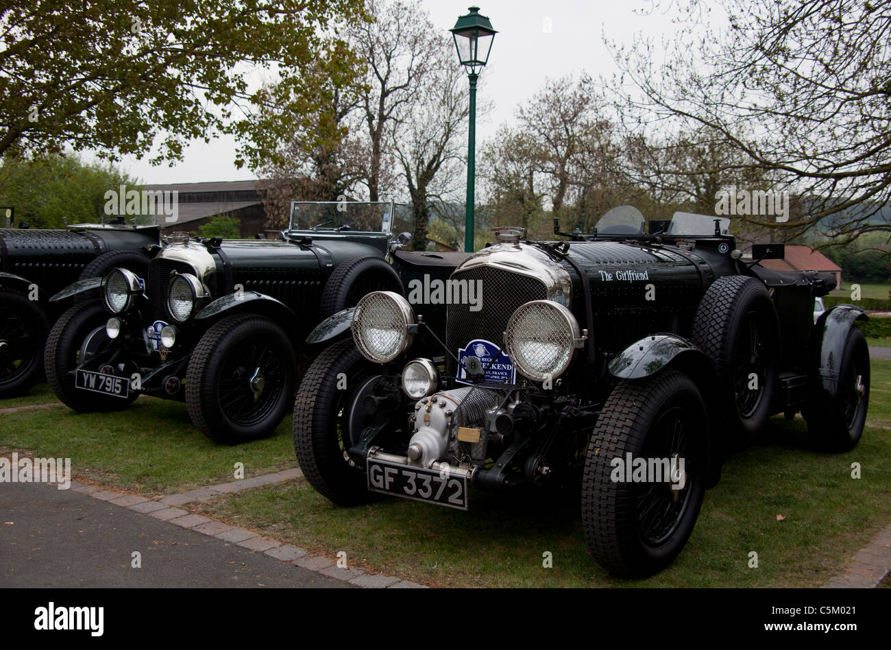 Bentley Oldtimer Autos, spezielle Sportarten c1930 Stockfoto