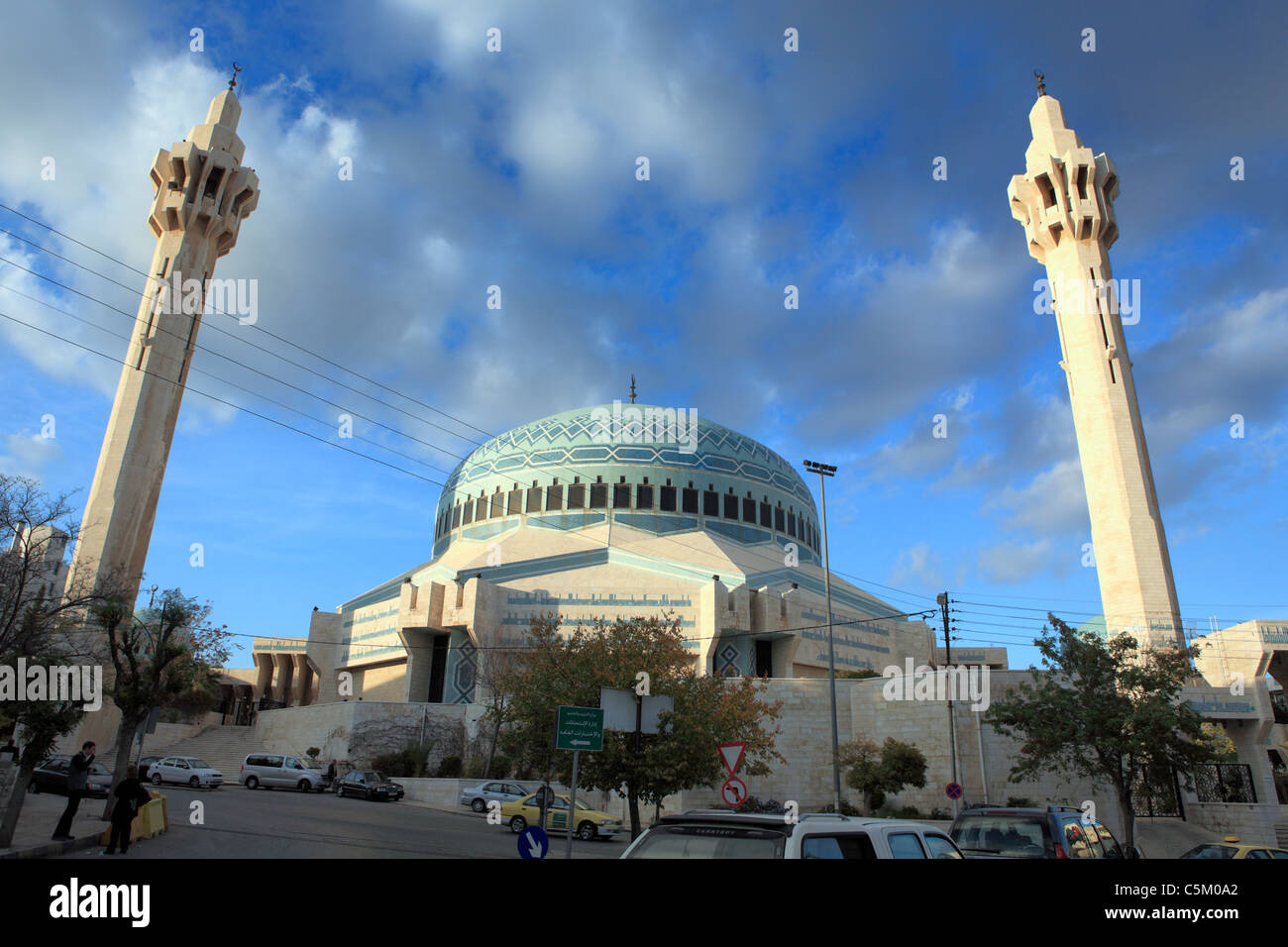 König Abdullah ich Moschee (1982-1989), Amman, Jordanien Stockfoto