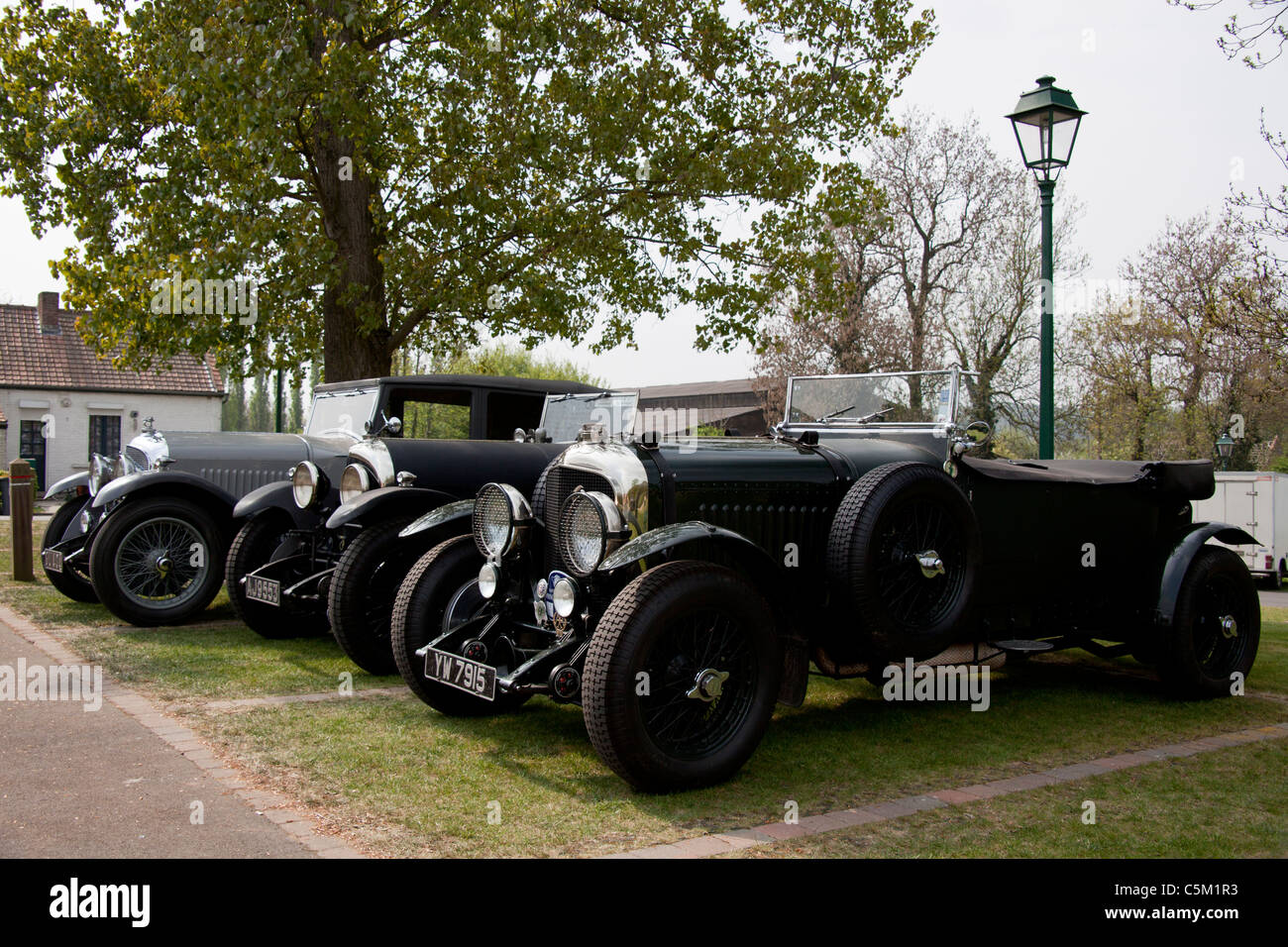 Bentley Oldtimer Autos, besonderen Sportwagen und Limousine Stockfoto