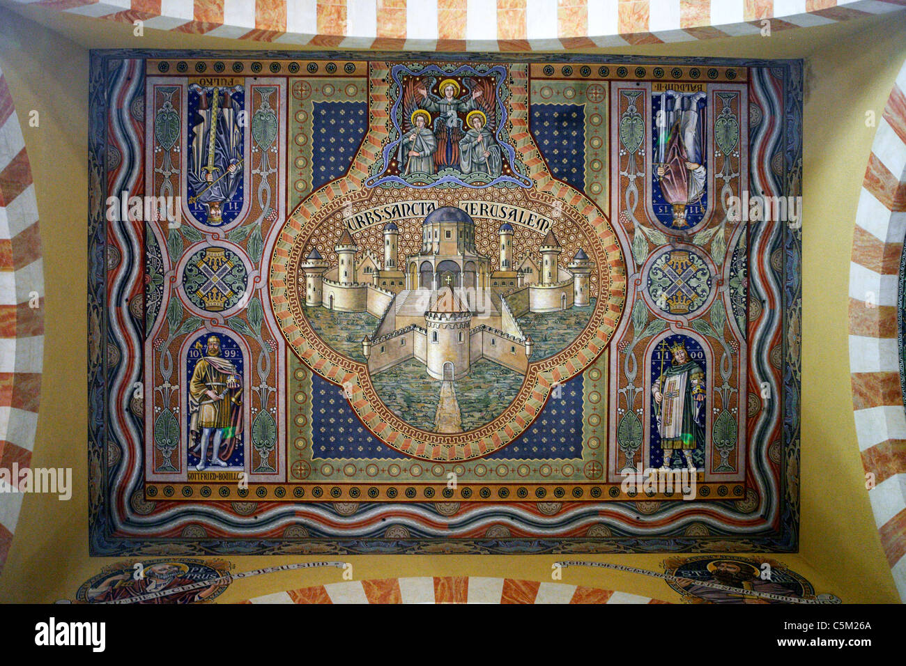 Augusta Victoria Fachklinik (1907-1910), Jerusalem, Israel Stockfoto