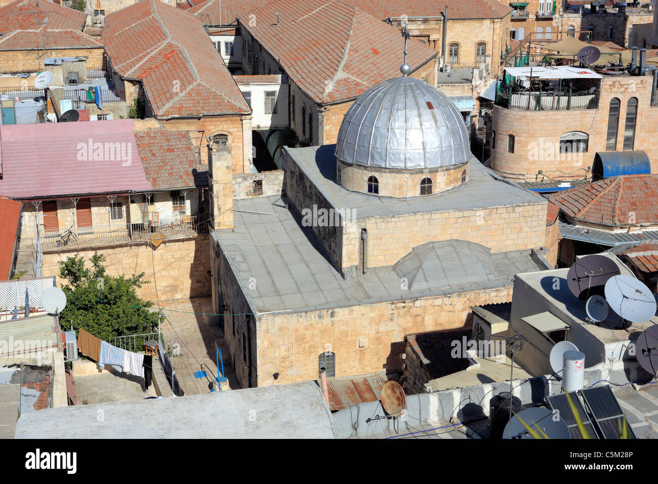 Griechische Kirche des Hl. Johannes im Bereich Muristan, Jerusalem, Israel Stockfoto