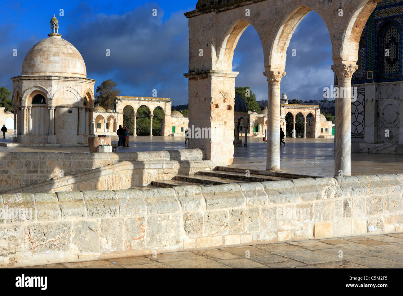 Al-Aqsa-Moschee (11. Jahrhundert), Jerusalem, Israel Stockfoto