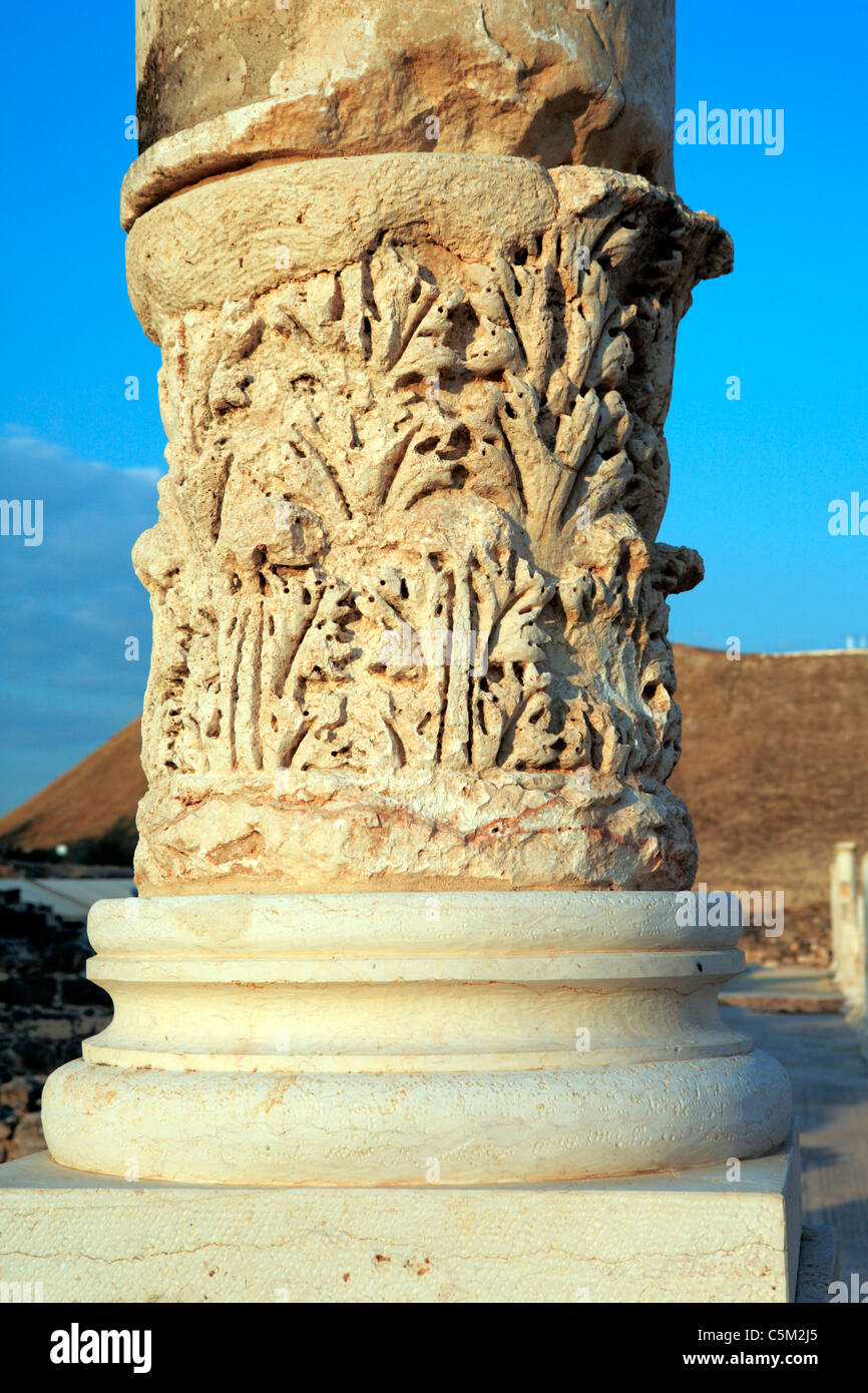 Ruinen der alten Stadt von Skythopolis (2. Jahrhundert n. Chr.), Beit Shean, Israel Stockfoto