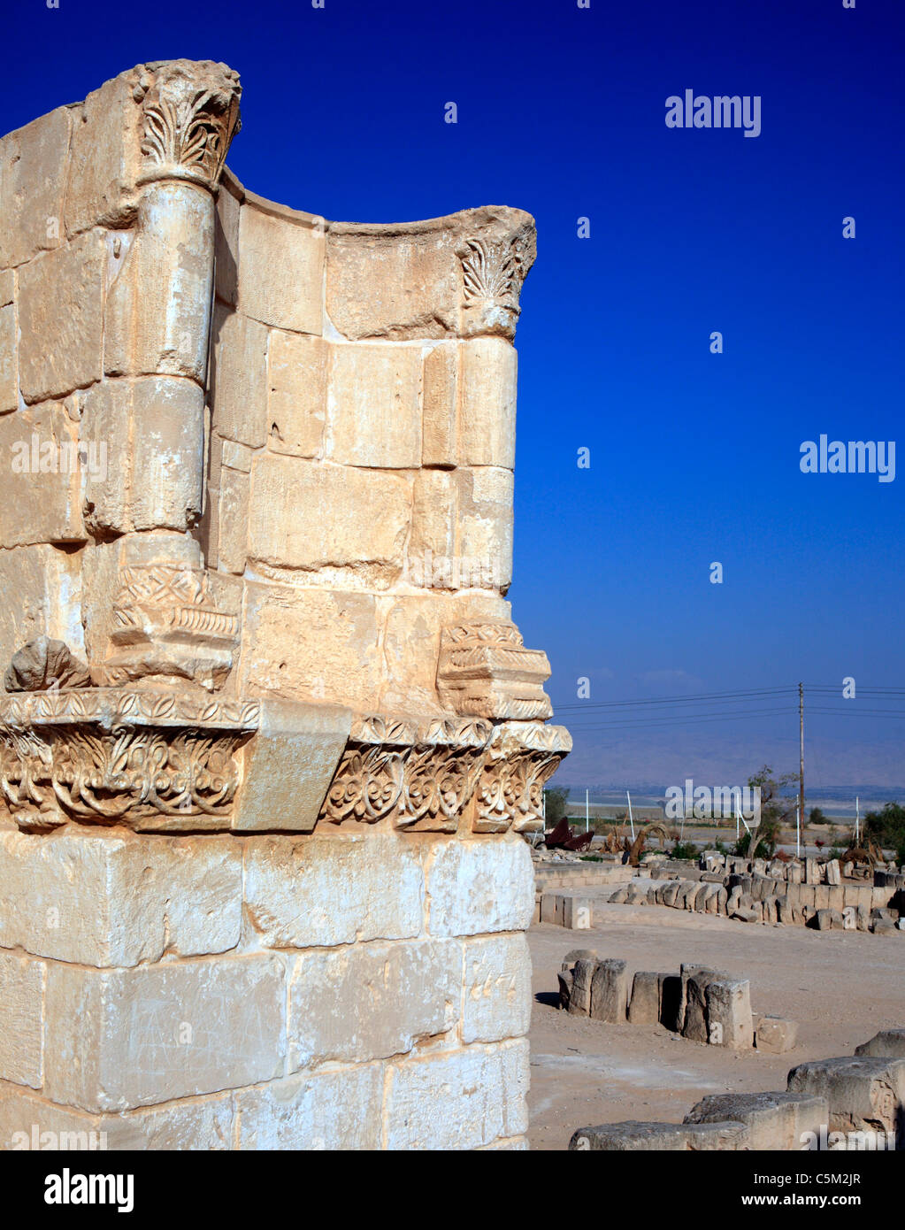 Umayyaden-Palast Khirbat al-Mafjar 750 (s), Jericho, Israel Stockfoto
