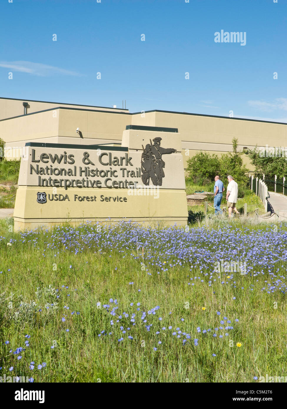 Lewis & Clark National Historic Trail Interpretive Center, Great Falls, MT Stockfoto