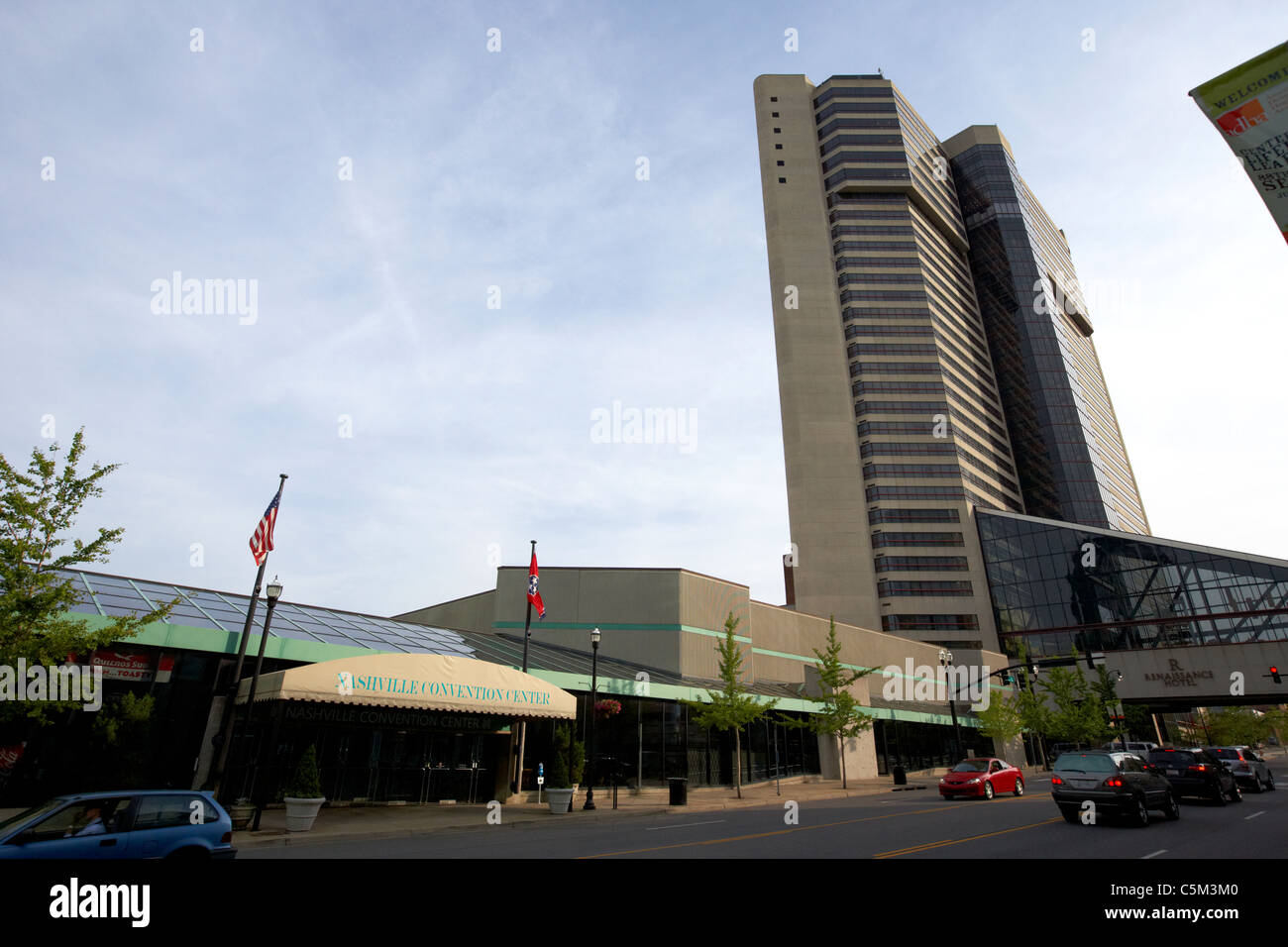 Renaissance Hotel und Nashville Convention Center Tennessee USA Stockfoto