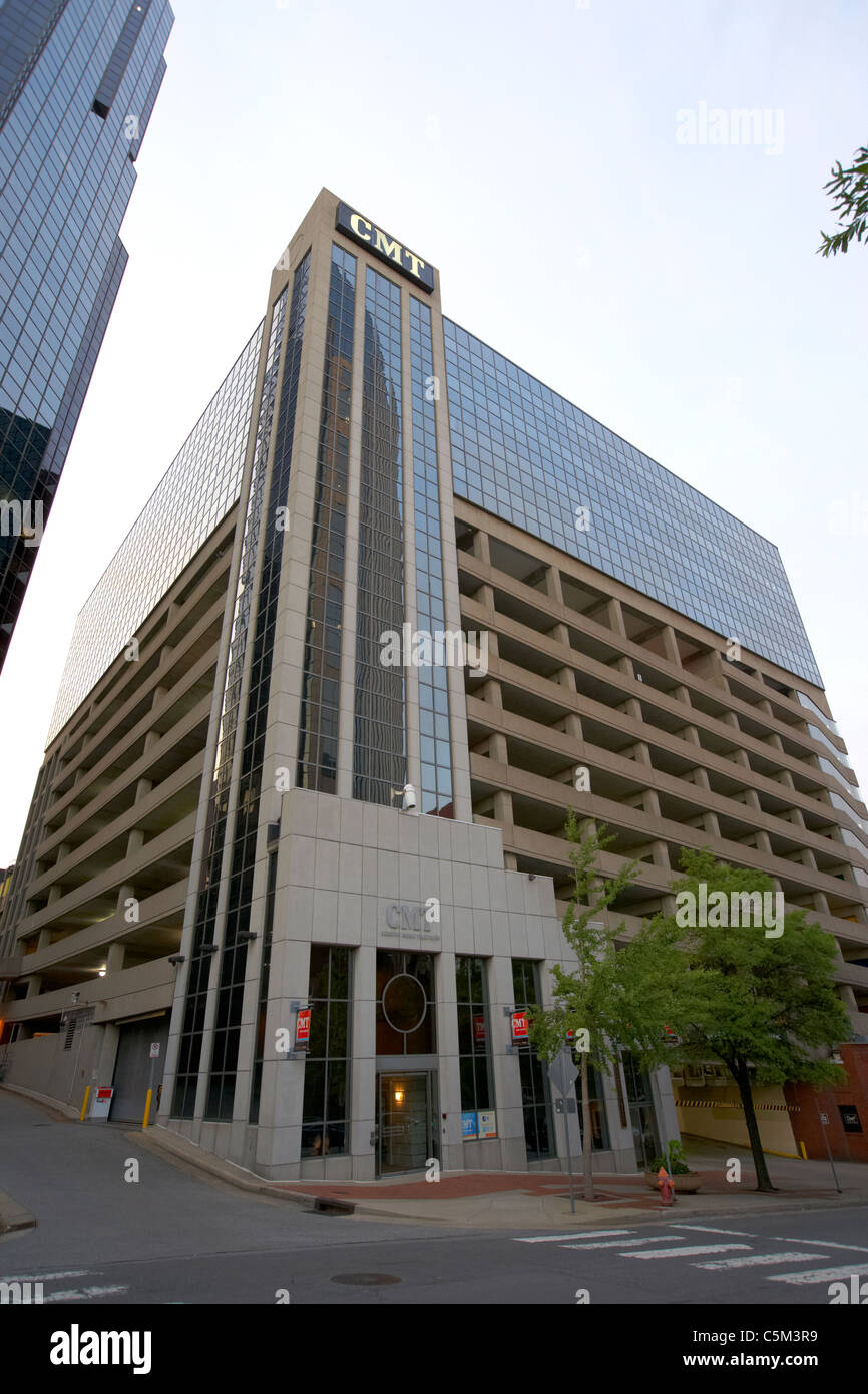 CMT Country-Musik Fernsehen Hauptquartier Nashville Tennessee USA Stockfoto