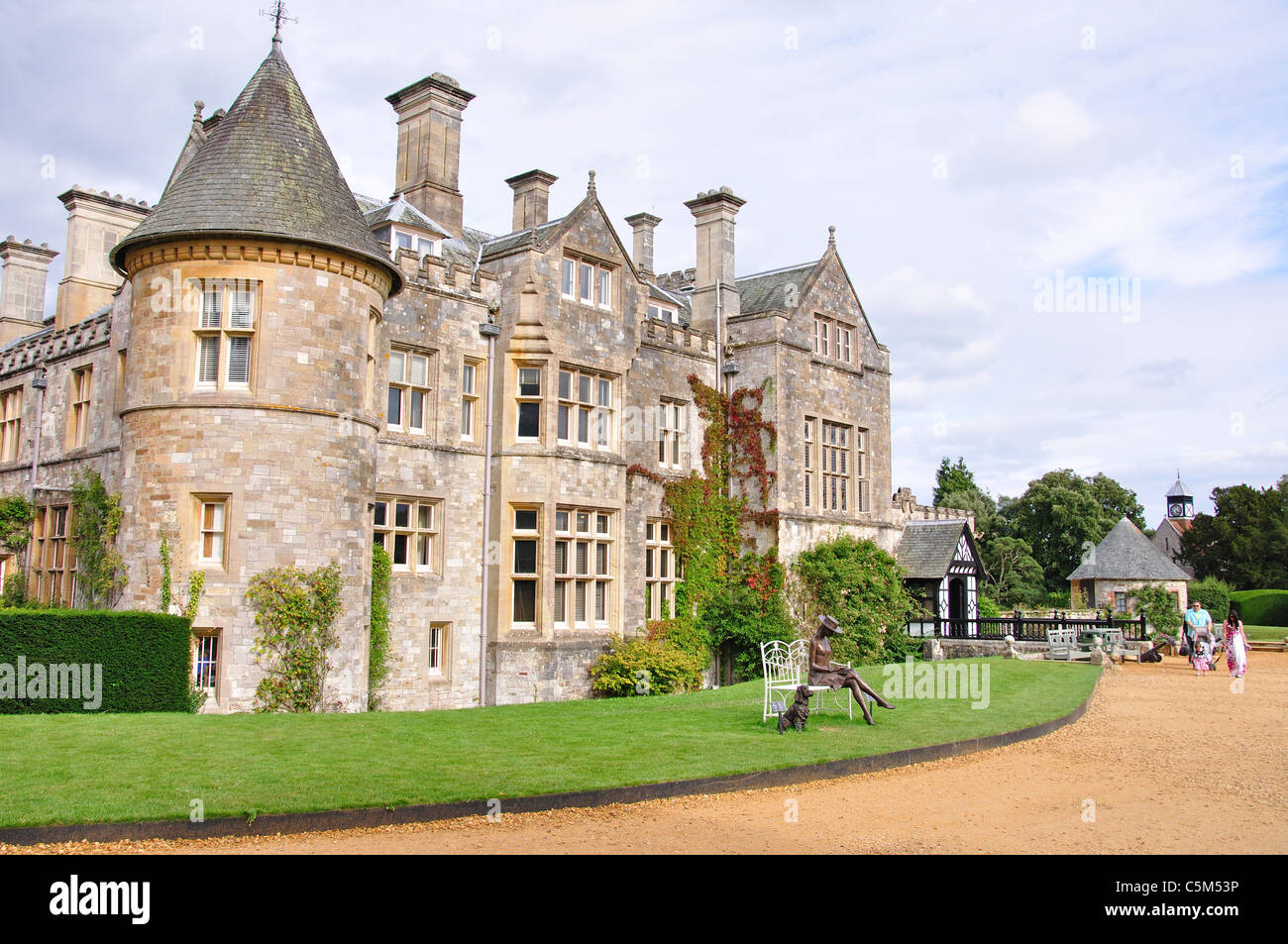 Palace House, Beaulieu, neue Forstrevier, Hampshire, England, Vereinigtes Königreich Stockfoto