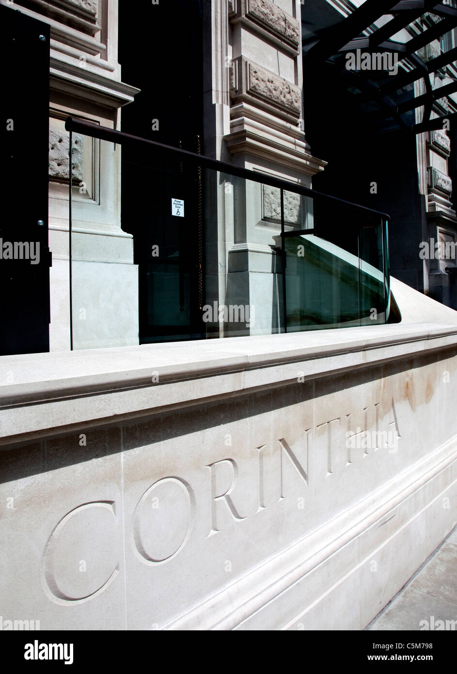 Corinthia Hotel, Whitehall Place, London Stockfoto