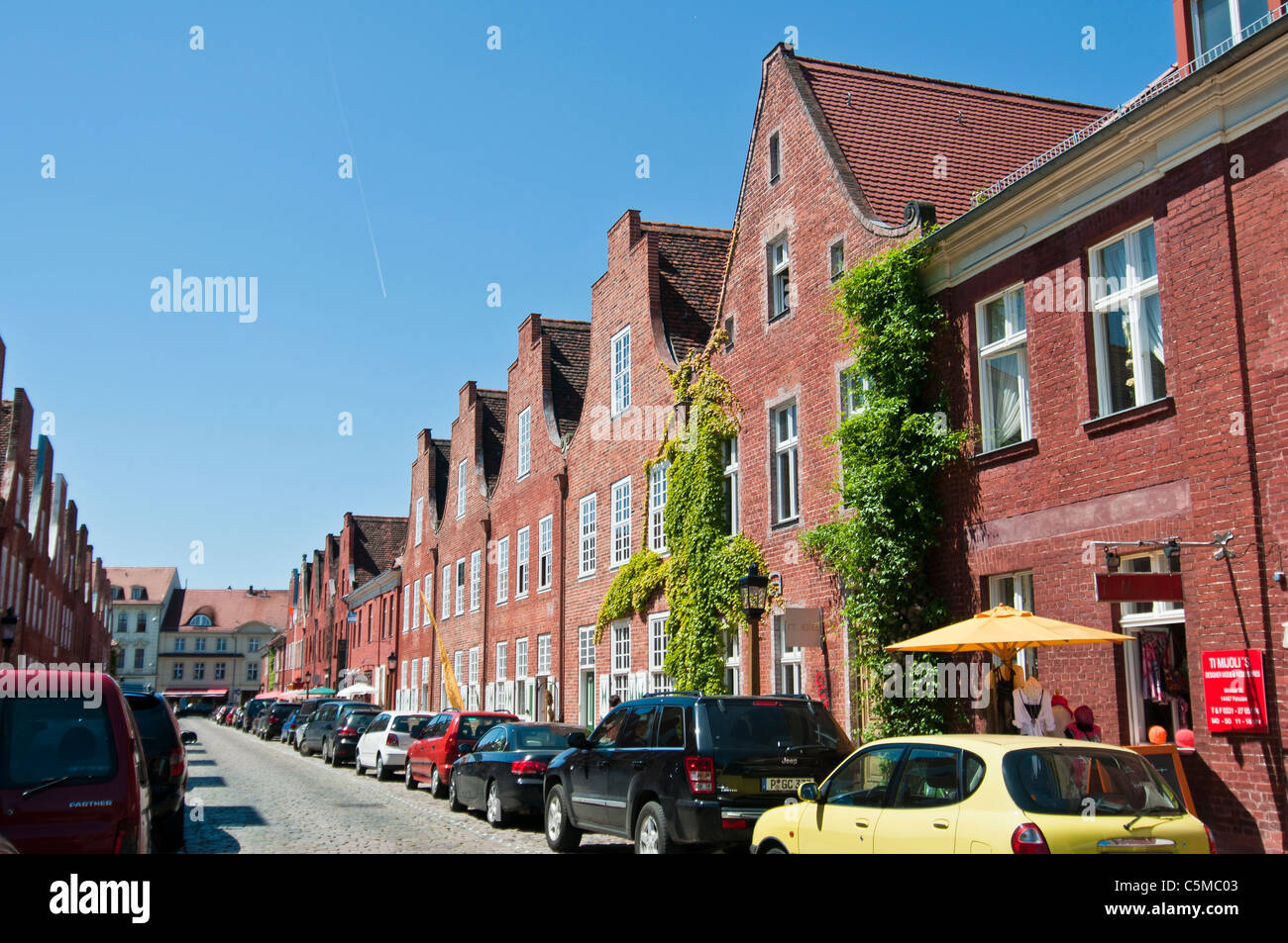 Holländischen Viertel, Potsdam, Brandenburg, Deutschland Stockfoto