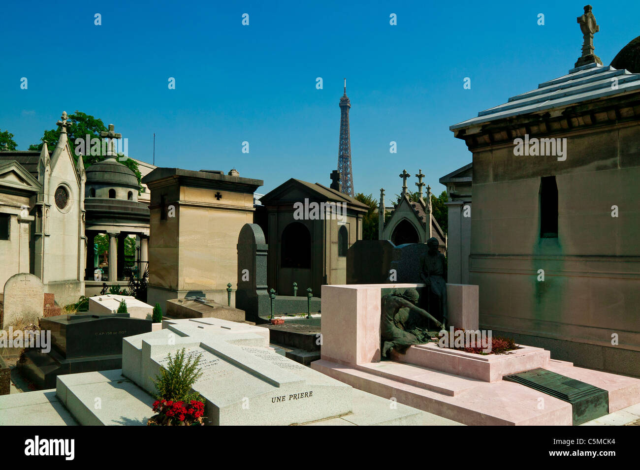 Friedhof Passy, Paris, Frankreich Stockfoto