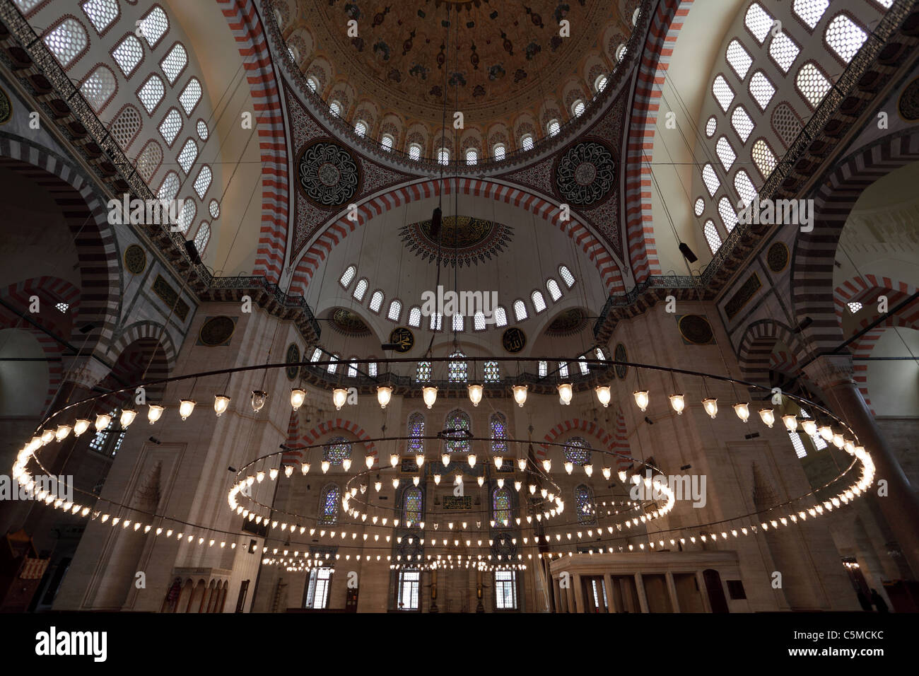 Kuppel der Süleymaniye-Moschee in Istanbul Stockfoto