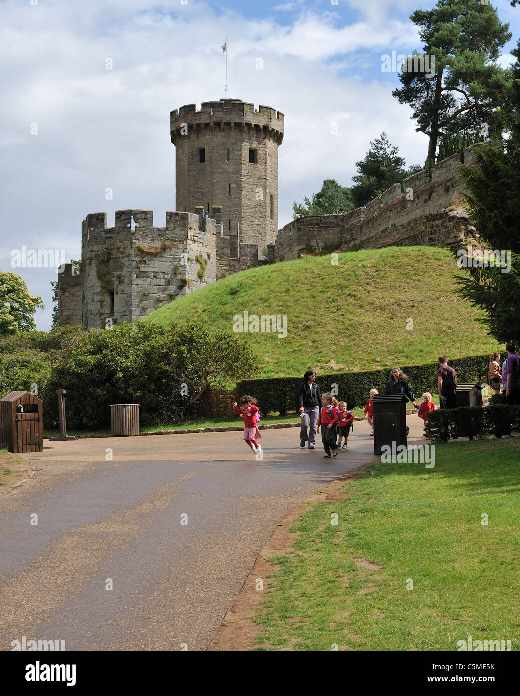 Guy es Tower and Bear Turm, Warwick Castle, England 110706 395 Stockfoto