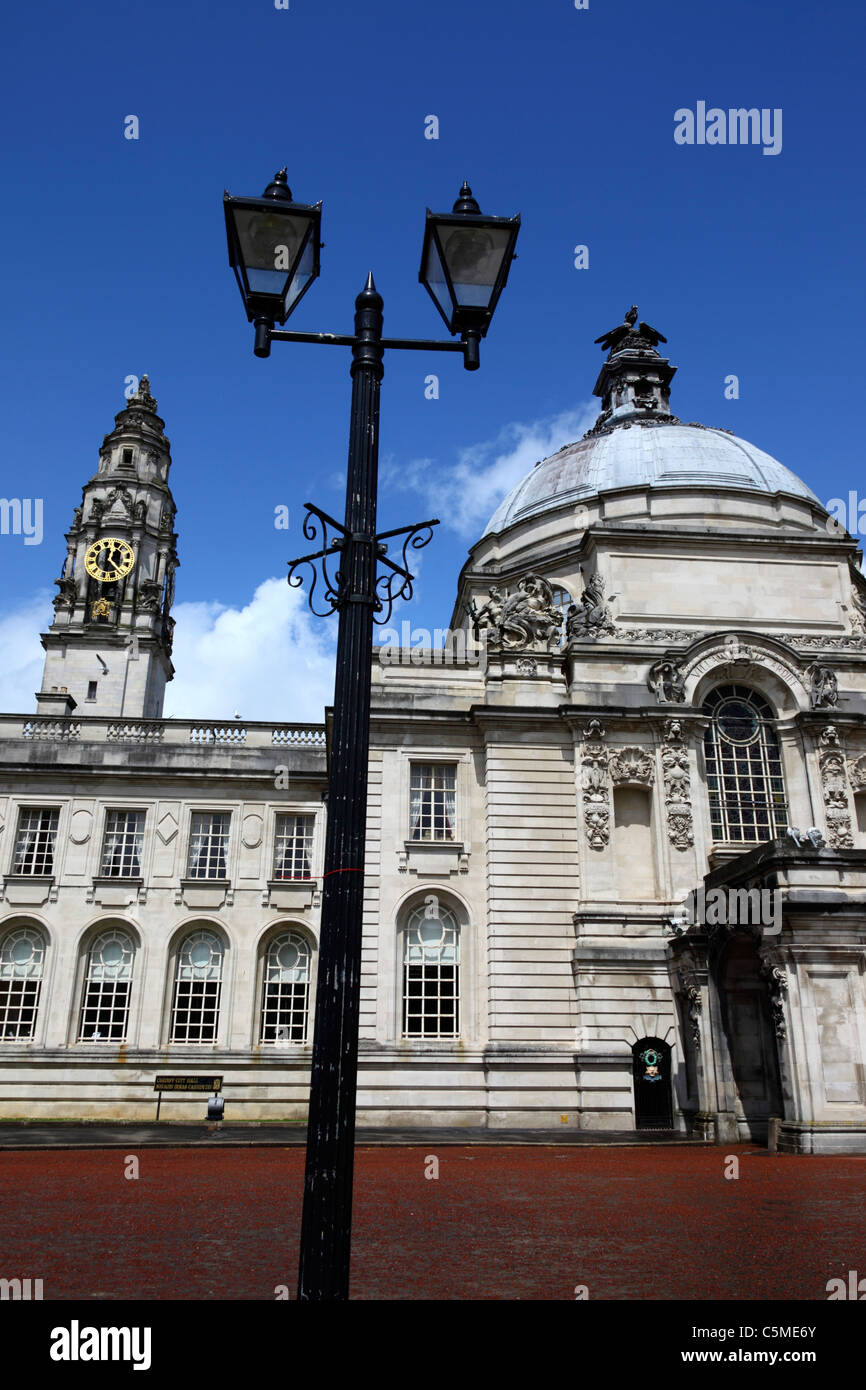 Cardiff City Hall, Cardiff, South Glamorgan, Wales, Vereinigtes Königreich Stockfoto