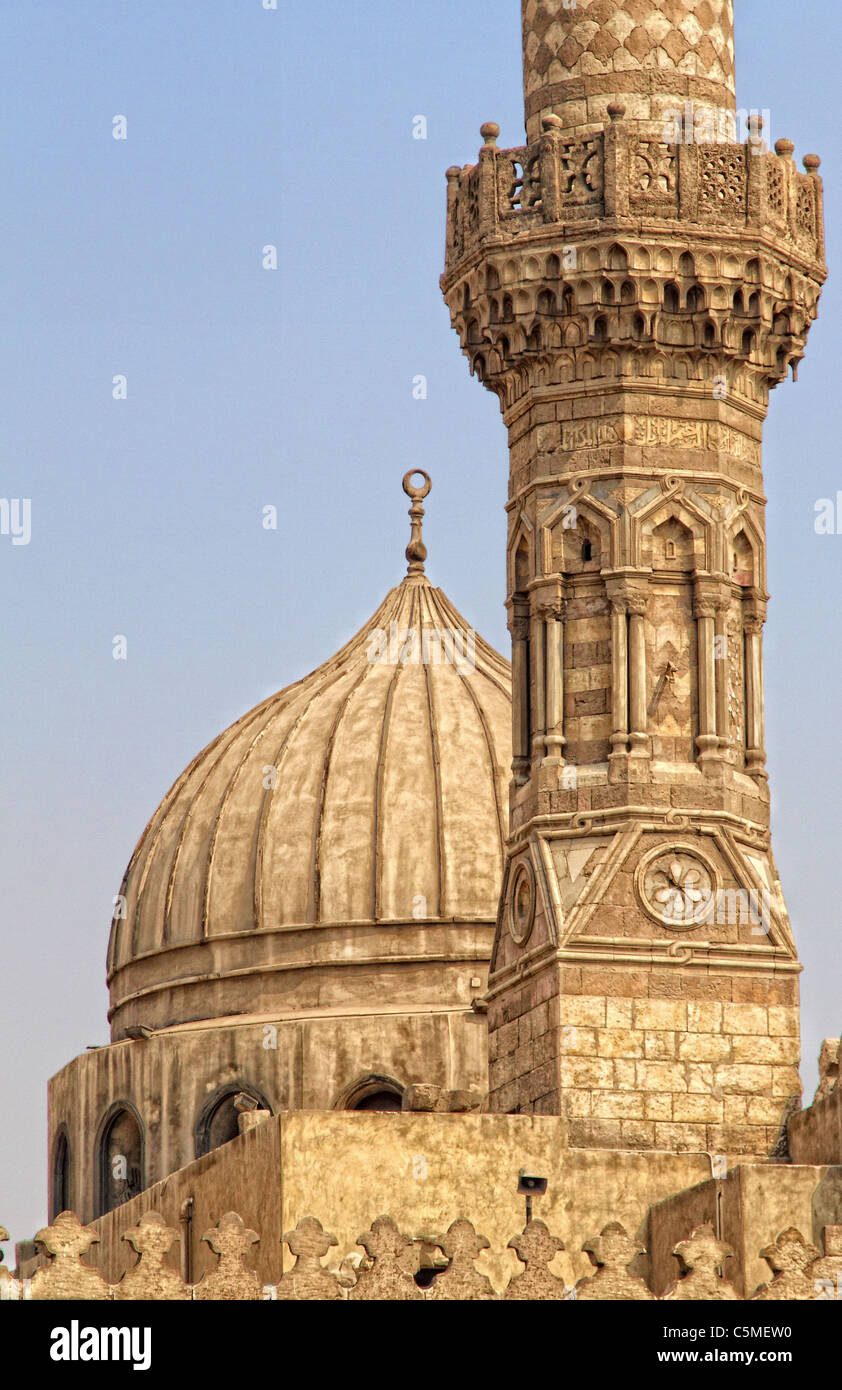 El-Azhar Moschee Alt Kairo Ägypten Stockfoto