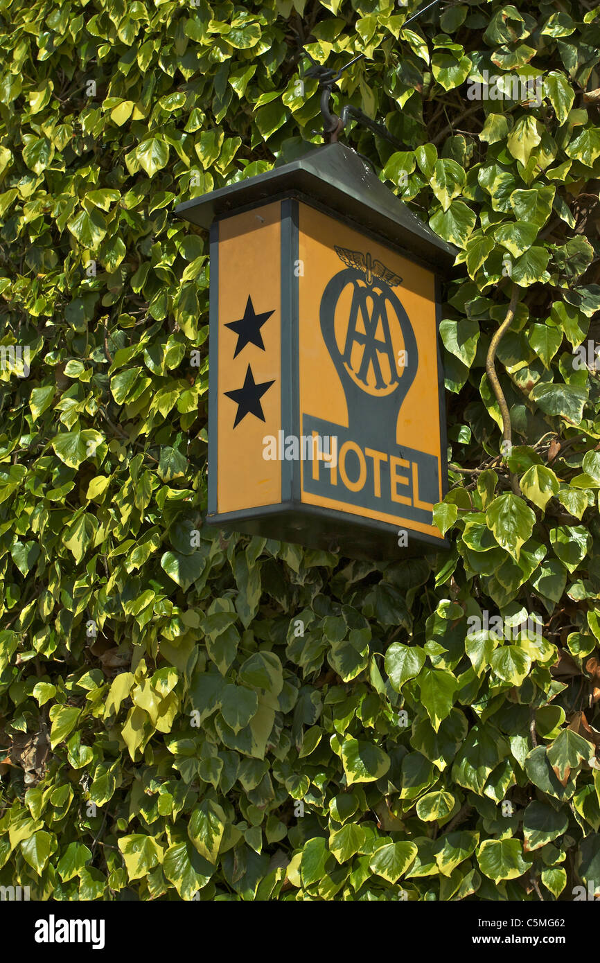 Alte 2 beginnen AA Zeichen Stockfoto