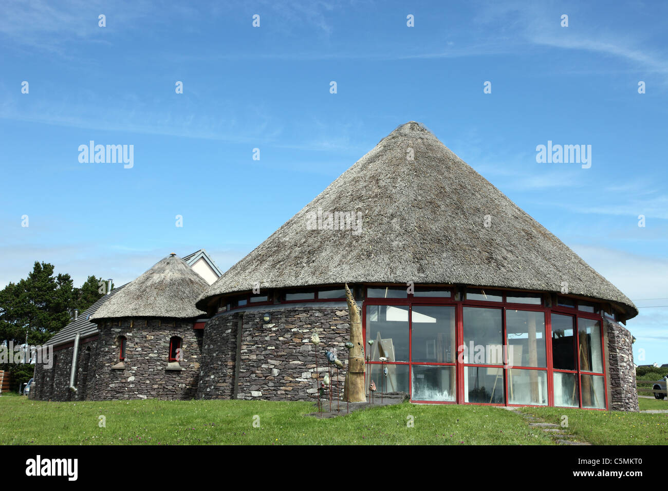 Cill Rialaig International Arts Centre, Galerie, Restaurant, Ballinskelligs, Co. Kerry, Irland Stockfoto
