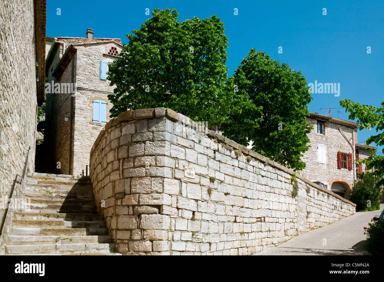 Vézénobres, Gard, Languedoc-Roussillon, Frankreich Stockfoto