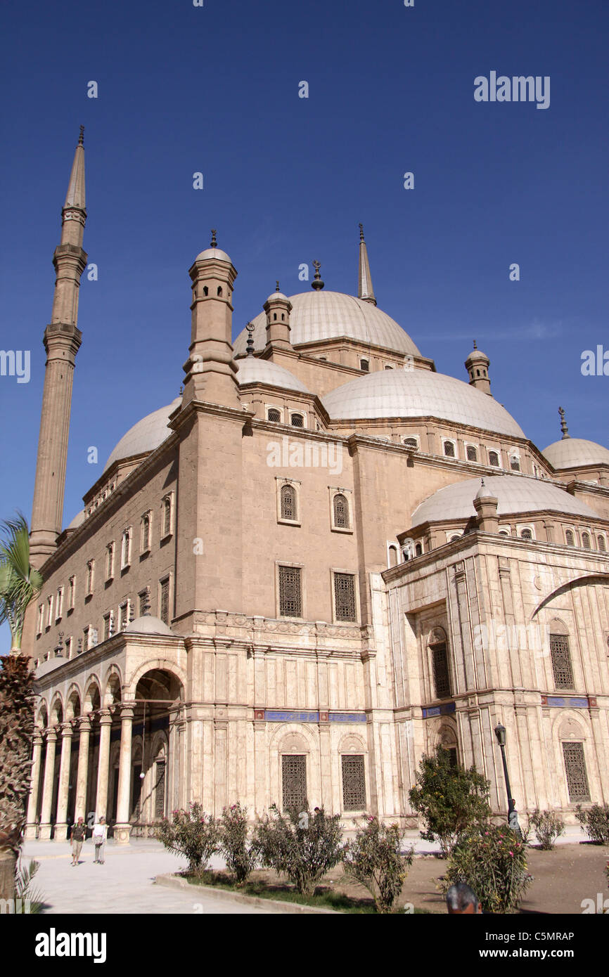 Alabaster-Moschee von Mohamed Ali Pascha - Cairo Stockfoto