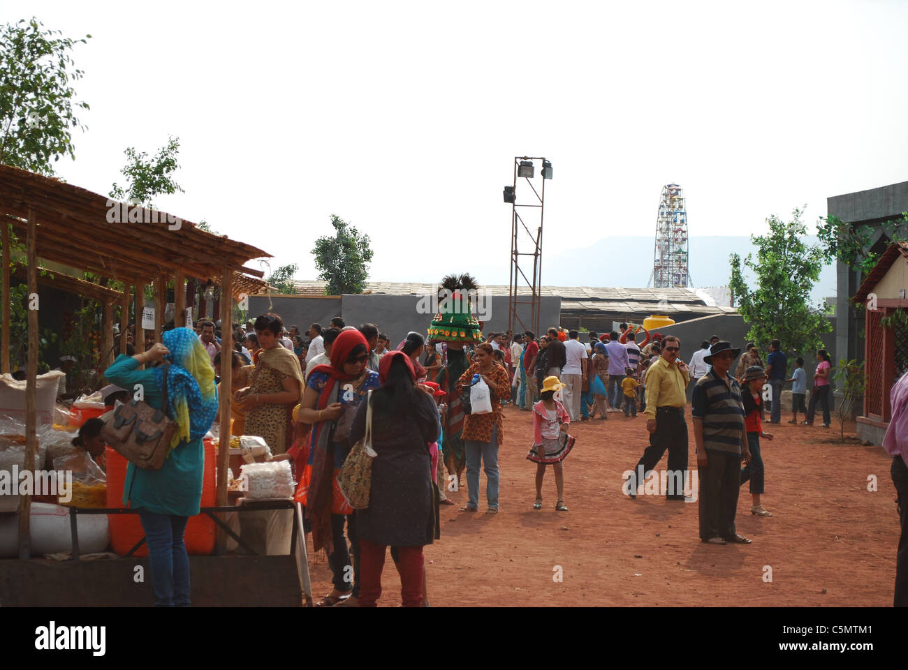 Landseite fair Stockfoto