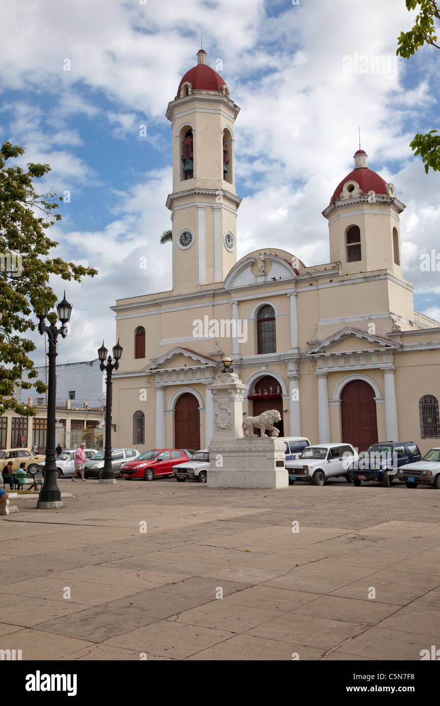 Kuba, Cienfuegos. Kathedrale De La Purísima Concepción, 1833-69. Stockfoto