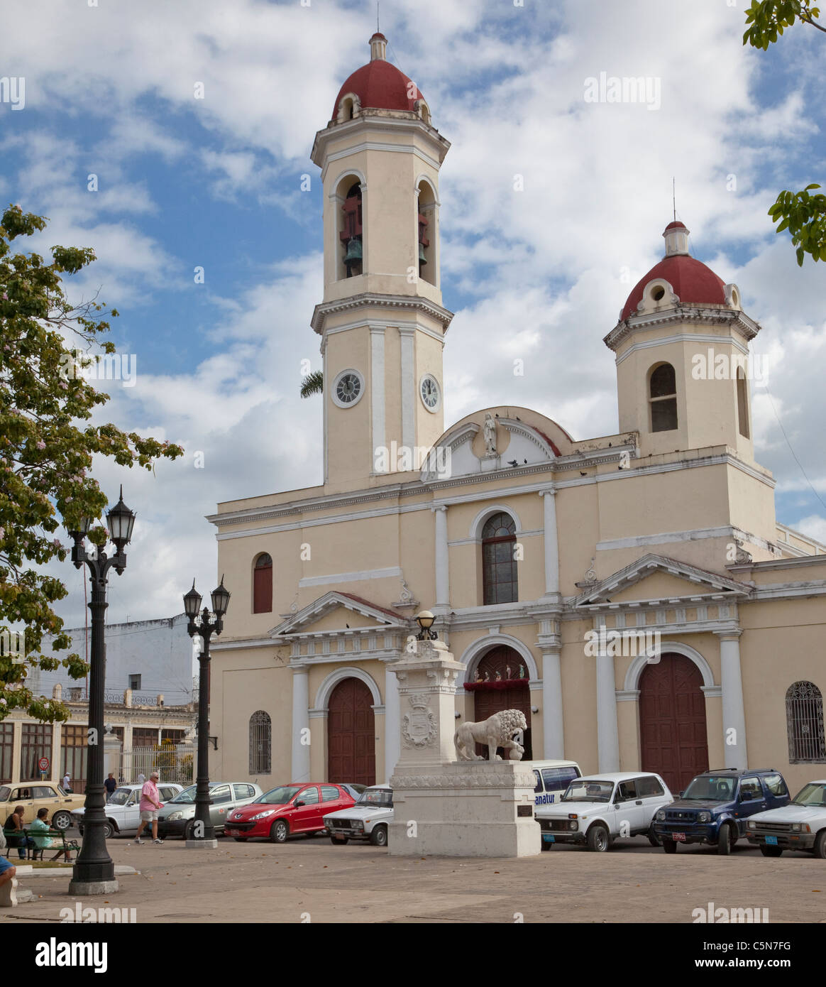 Kuba, Cienfuegos. Kathedrale De La Purísima Concepción, 1833-69. Stockfoto