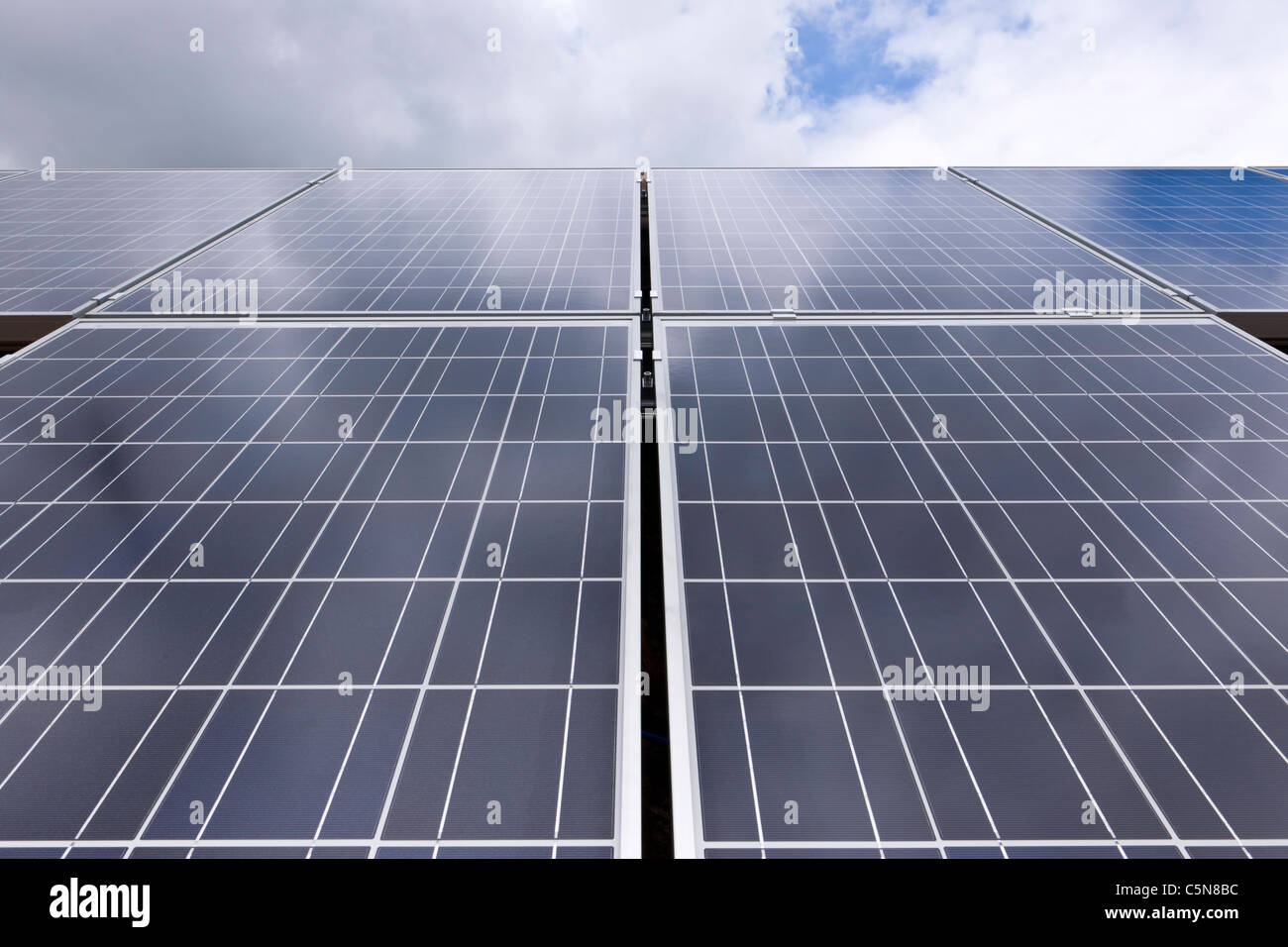 UK-Solaranlage Stockfoto