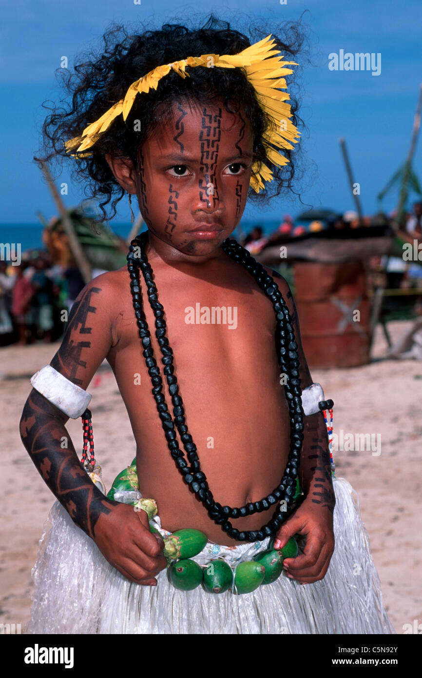 Eindrücke von Hiri Moale Festival, Port Moresby, Papua-Neuguinea Stockfoto