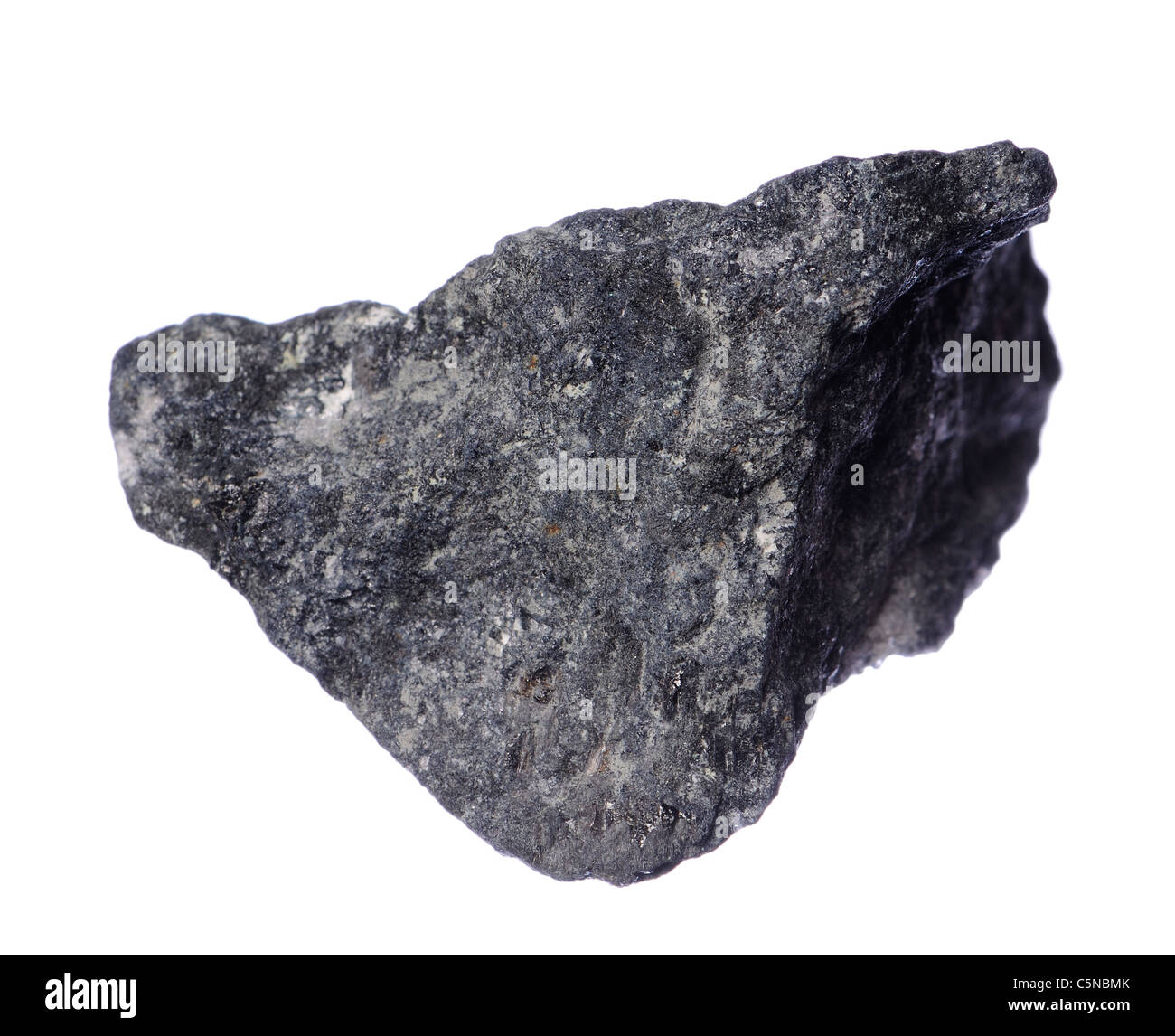 Schörl / schwarzer Turmalin (Madagaskar) Stockfoto