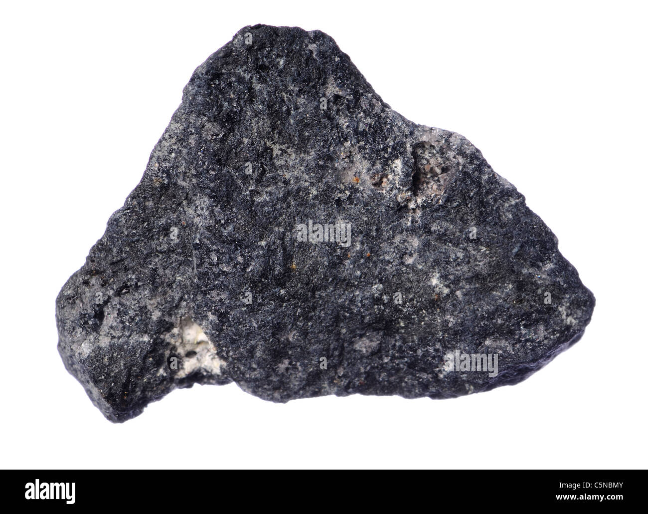 Schörl / schwarzer Turmalin (Madagaskar) Stockfoto