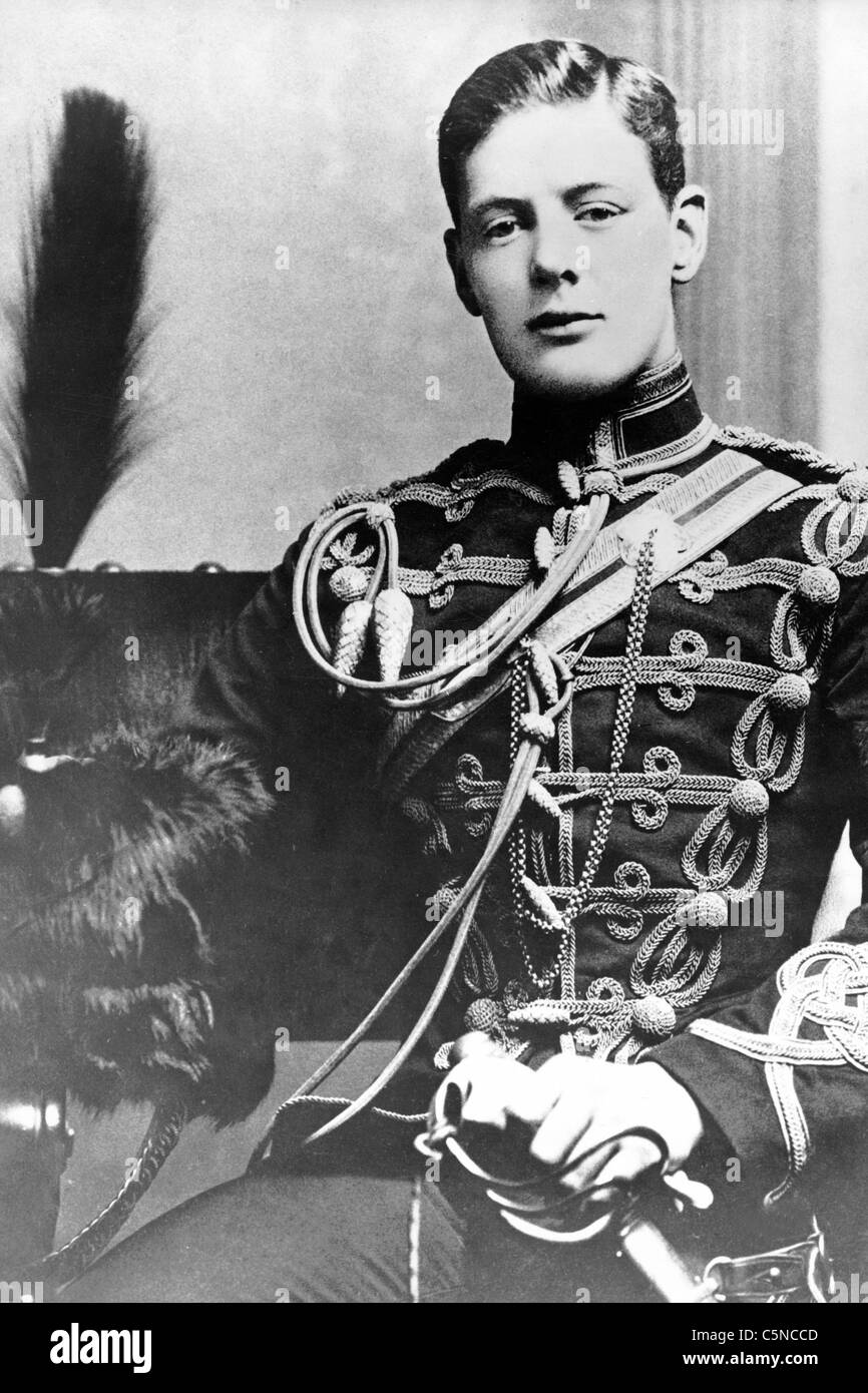 Winston Churchill, 1895 Stockfoto