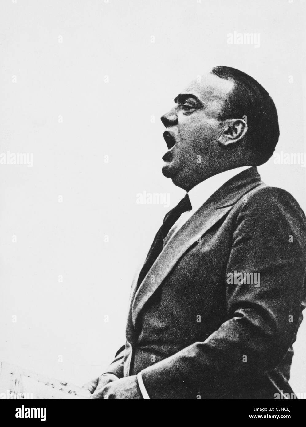 Enrico Caruso 1918 Stockfotografie Alamy