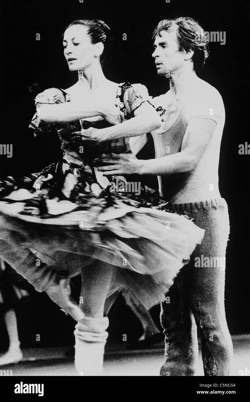 Rudolf Nureyev, Carla Fracci Stockfoto