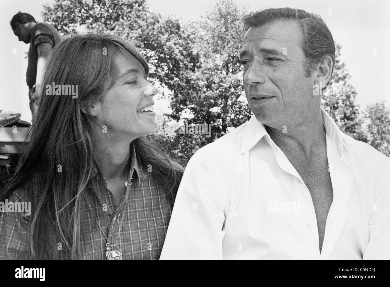 Françoise hardy, Yves Montand, 1966 Stockfoto