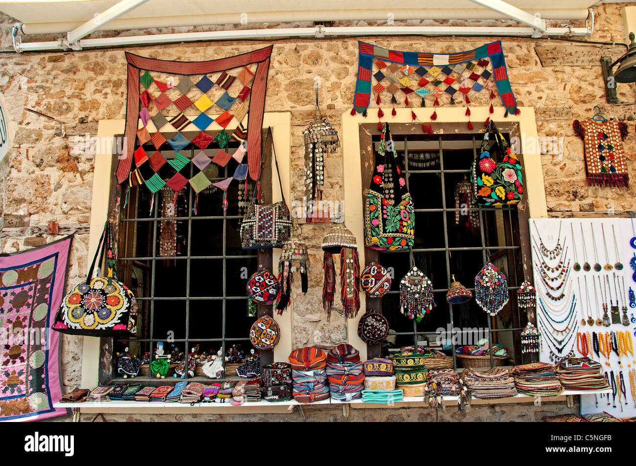 Antalya Türkei Basar Markt Stadt Altstadt Kaleici Stockfoto