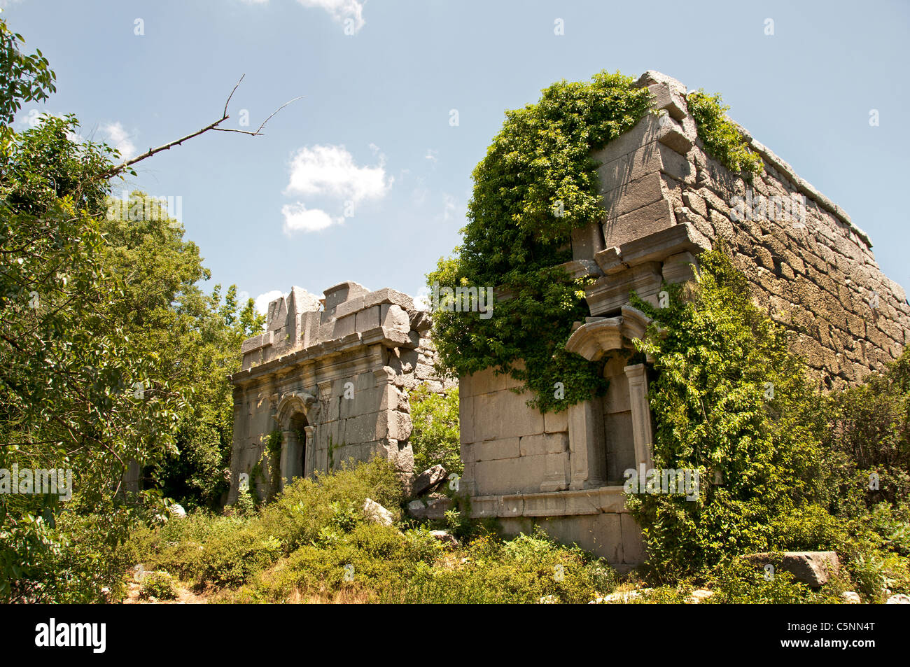 Die Badewanne Gymnasium Termessos Antalya Türkei Pisidian Stadt 400 v. Chr. Stockfoto
