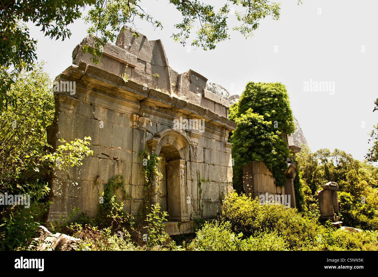 Die Badewanne Gymnasium Termessos Antalya Türkei Pisidian Stadt 400 v. Chr. Stockfoto