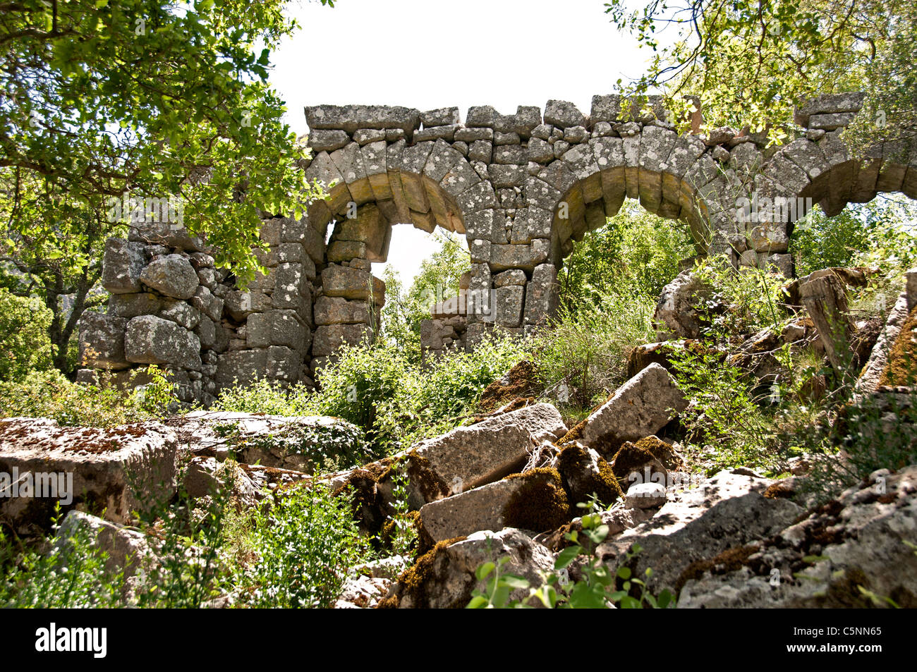 Termessos Antalya Türkei Pisidian Stadt 400 v. Chr. Stockfoto