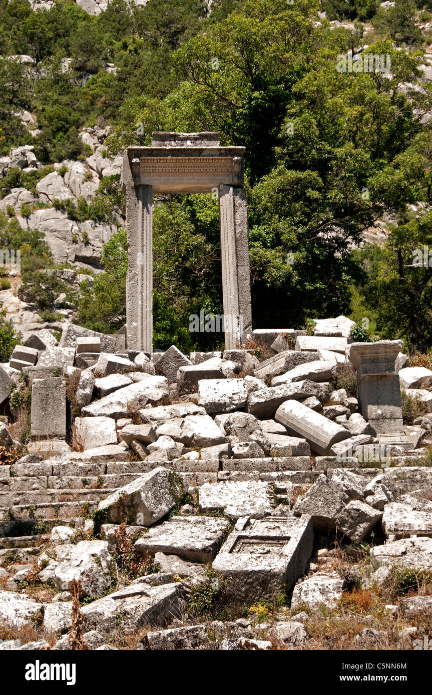 Termessos Antalya Türkei Pisidian Stadt 400 v. Chr. Stockfoto