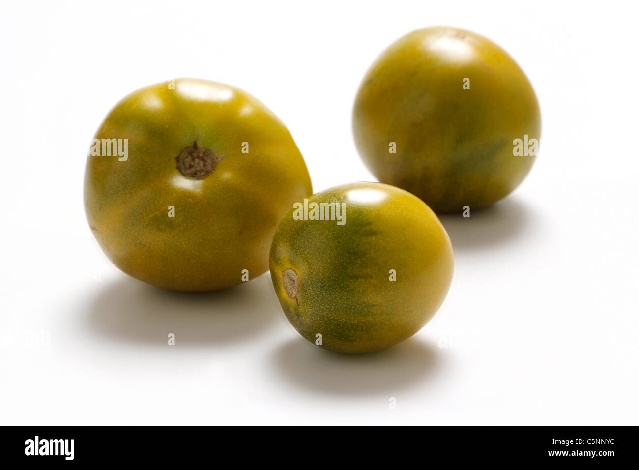 Tomatensorten: limegreen Stockfoto