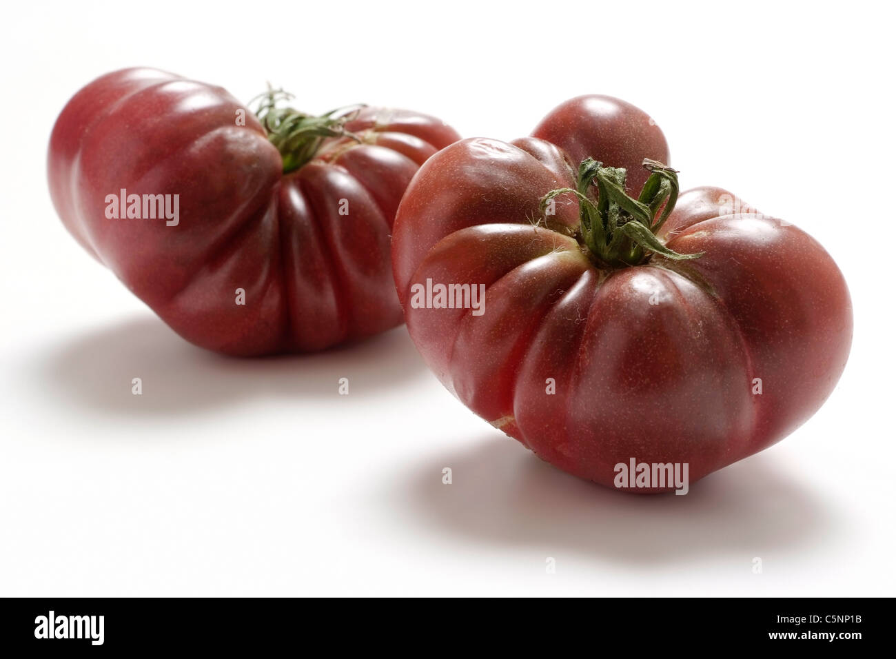 Tomatensorten: lila Callabash Stockfoto
