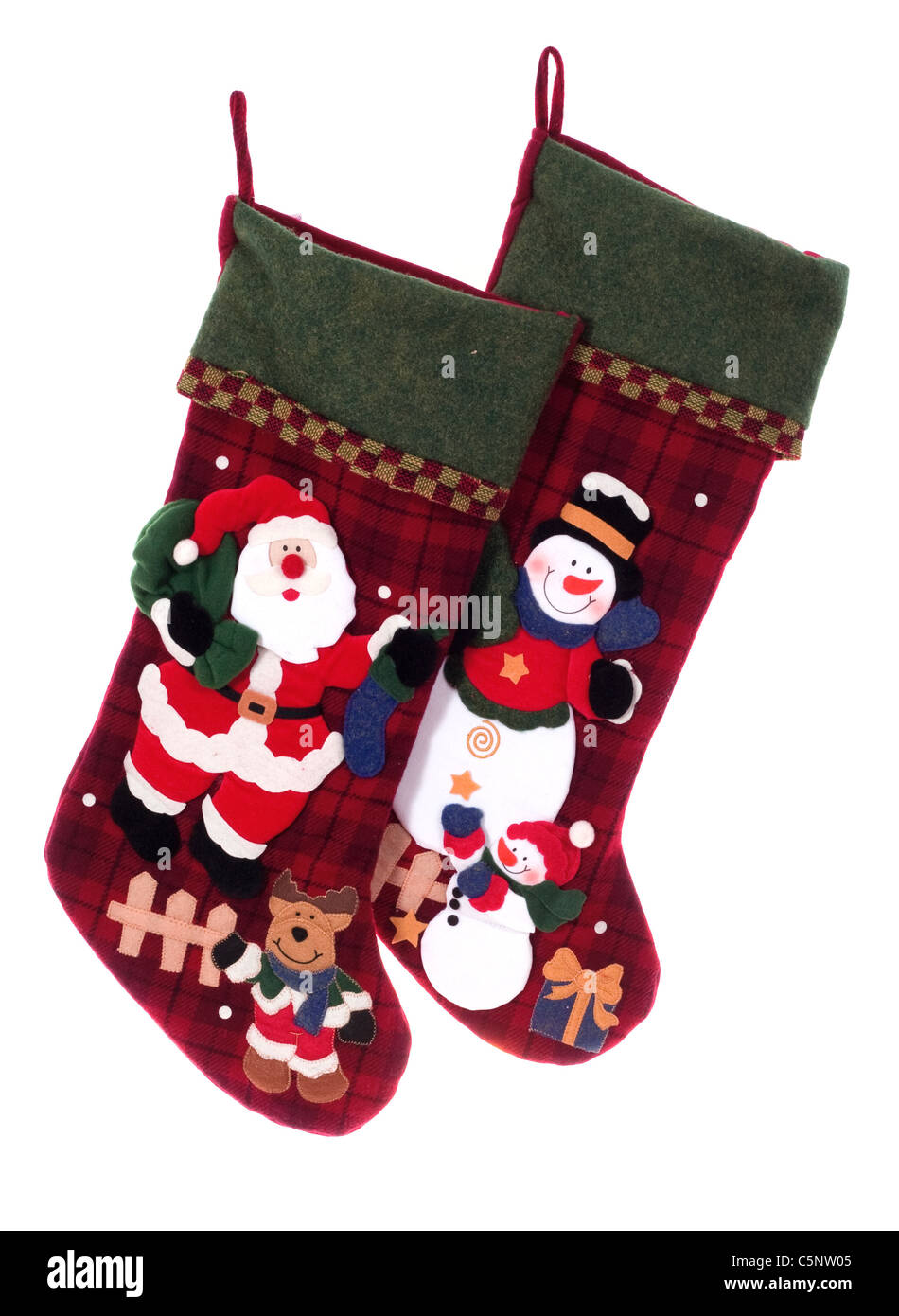 Weihnachtsstrumpf Stockfoto