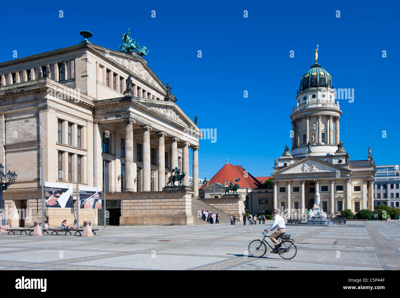 Ansicht des Konzerthauses am Gendarmenmarkt Square in Berlin Deutschland Stockfoto
